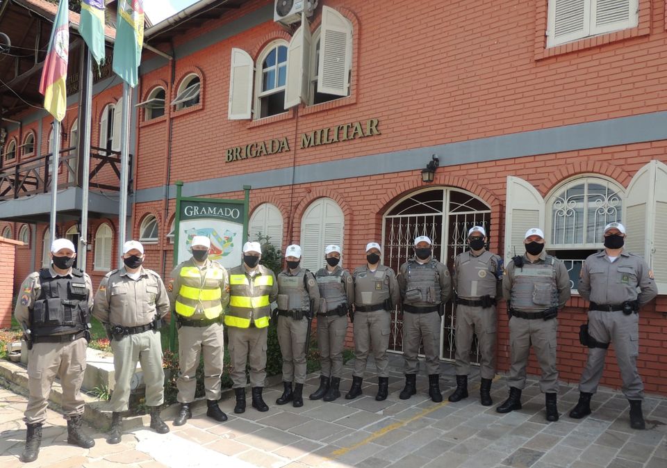 BRIGADA MILITAR DE GRAMADO RECEBE REFORÇO PARA O FESTIVAL DE CINEMA