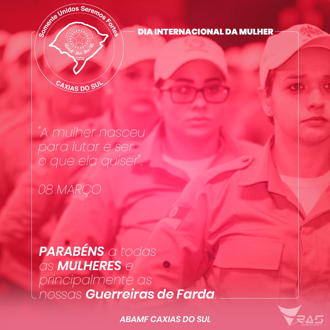 Feliz Dia Internacional da Mulher.