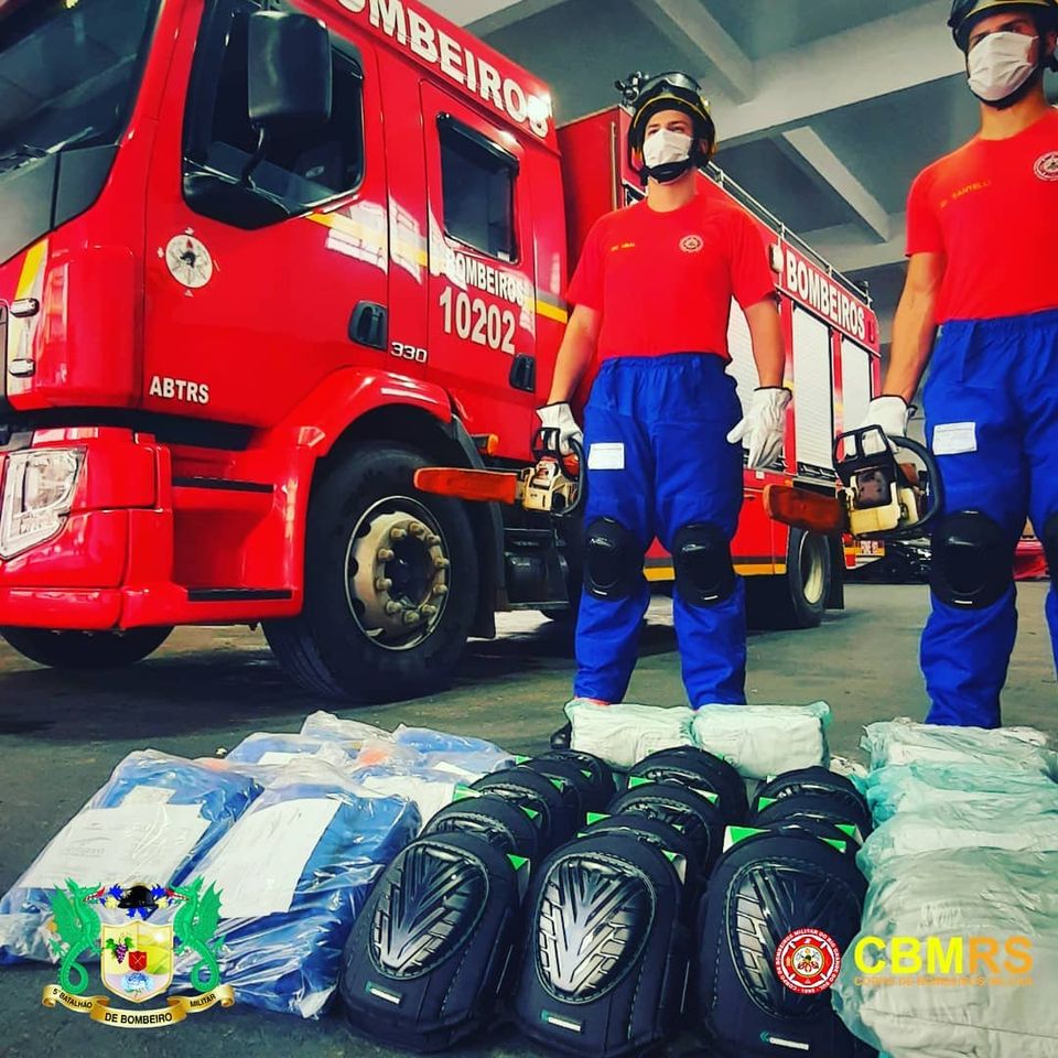 O Corpo de Bombeiros Militar do Rio Grande do Sul - CBMRS - recebeu recursos oriundos do FUMREBOM