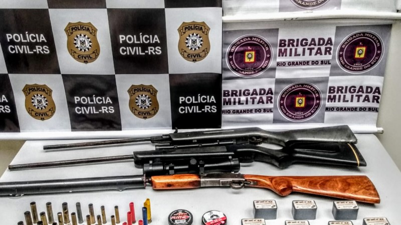 Homem é preso durante cumprimento de mandado de busca e apreensão em Protásio Alves