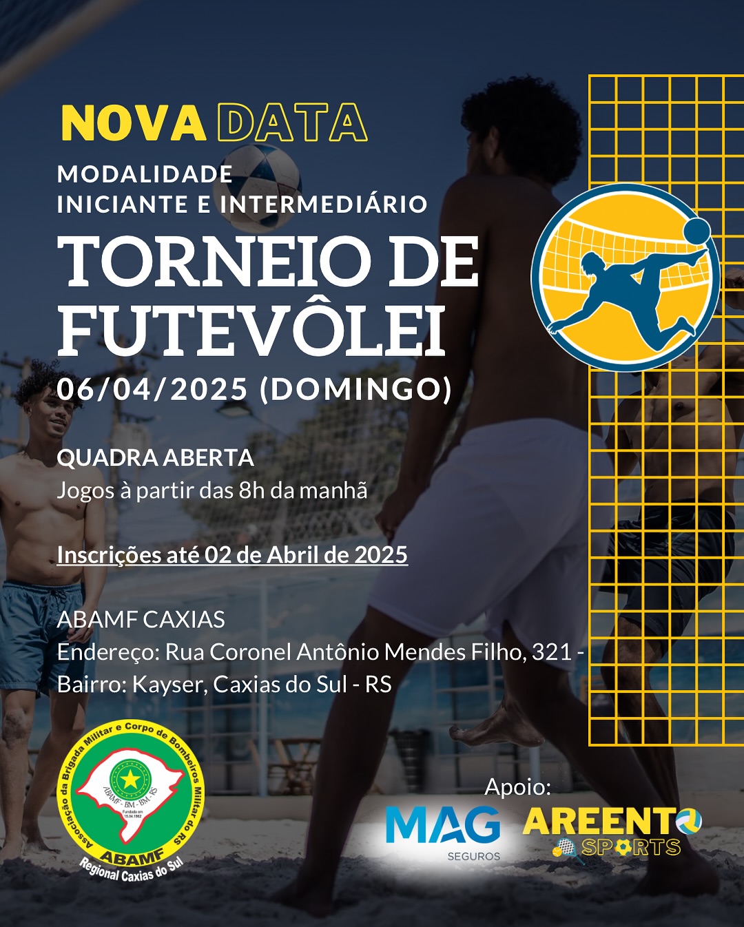 FutVôlei na ABAMF Caxias