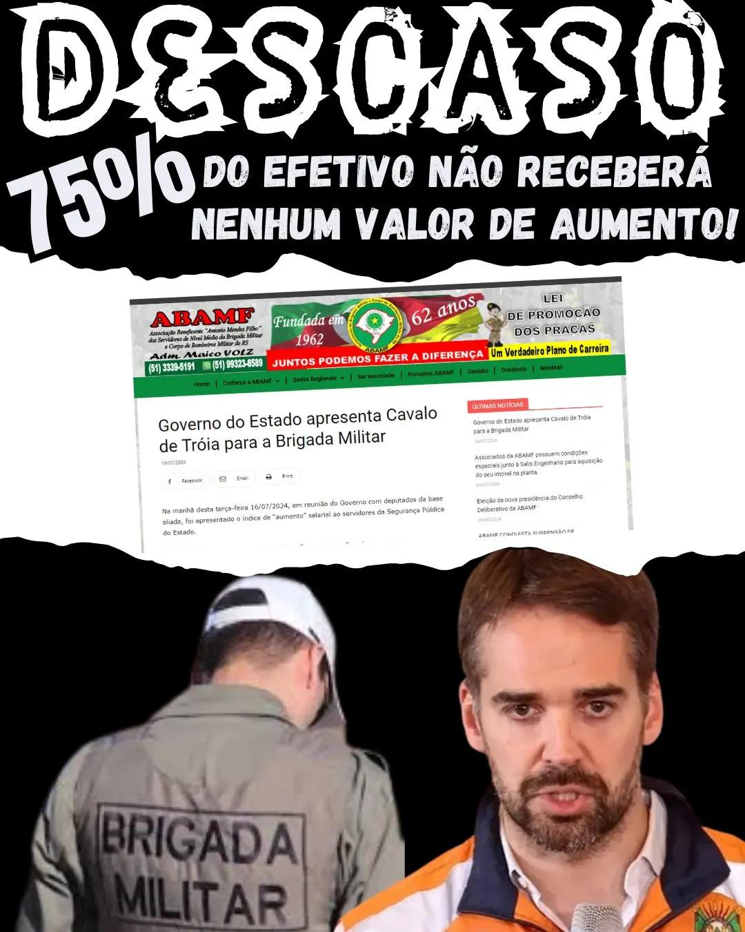 Descaso com a nossa classe!