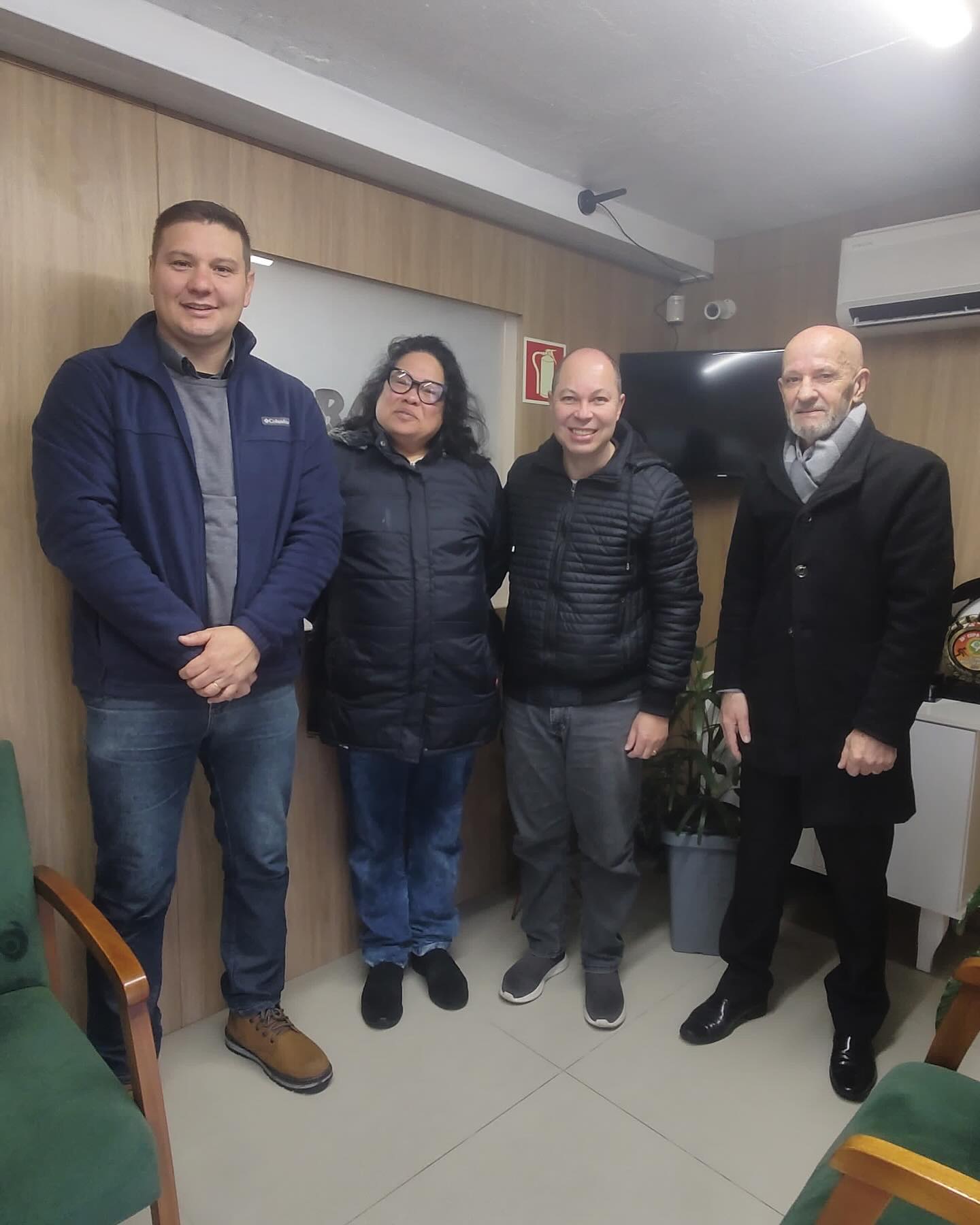 Recebemos na ABAMF Caxias os pré-candidatos a vereadores de Caxias do Sul