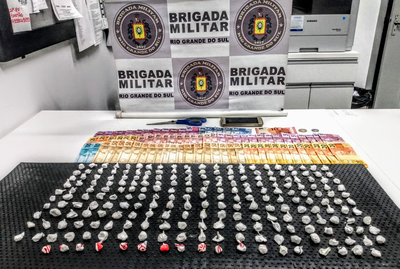 Casal é preso por tráfico de drogas em Nova Bassano