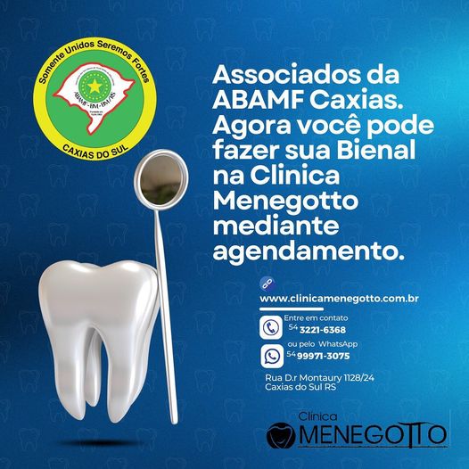  Agora você pode fazer sua Bienal na Clinica Menegotto